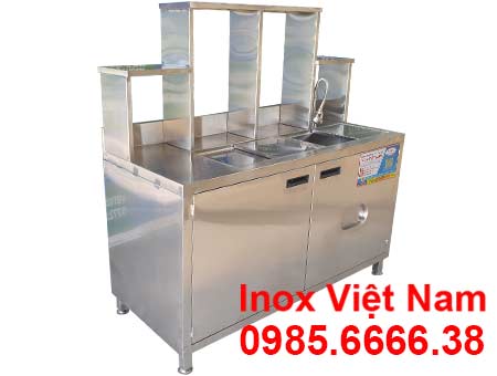 Quầy Bar Inox Có Chậu Rửa QB-59